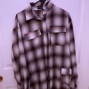 Pretty Little Thing Oversized flannel